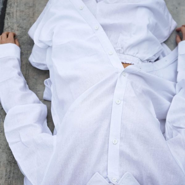 Kim Sassen Clothing Shirt White Front