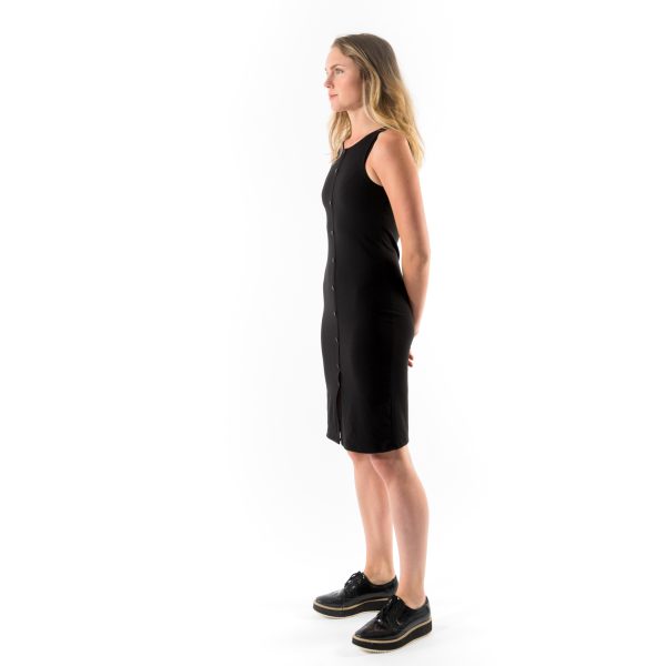 Kim Sassen Clothing Anna Dress Black Front Side