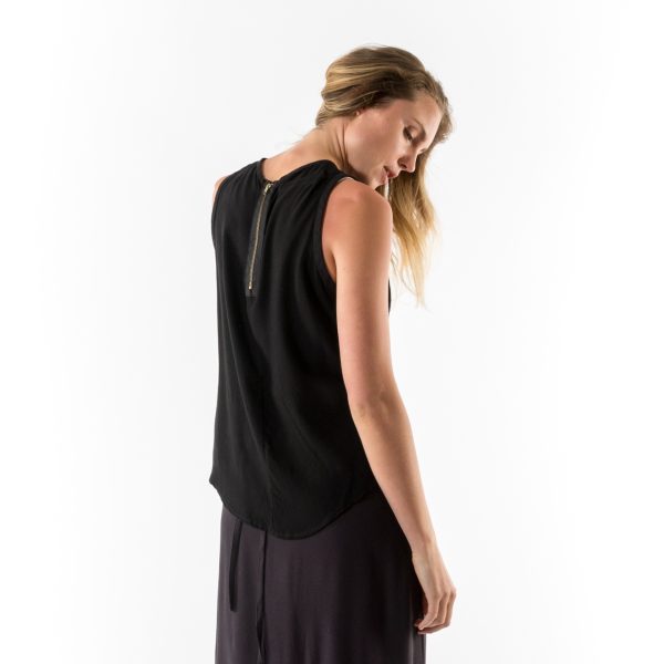 Kim Sassen Clothing Binding Top Black Back Close