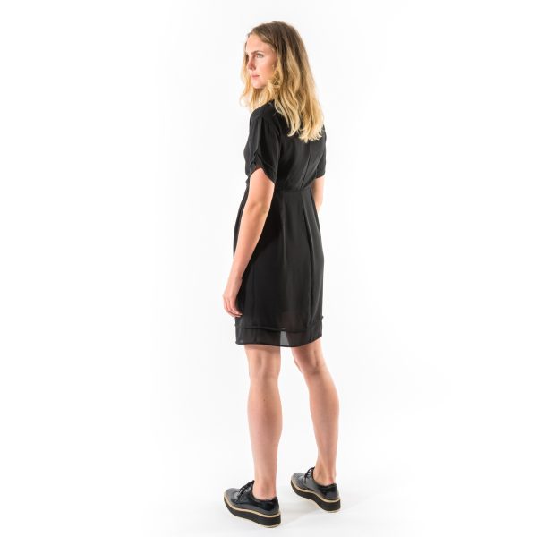 Kim Sassen Clothing George Dress Black Back Side