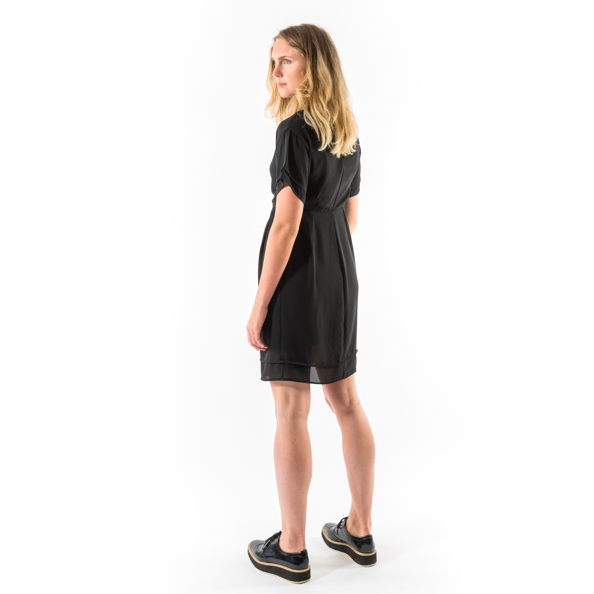 Kim Sassen Clothing George Dress Black Back Side