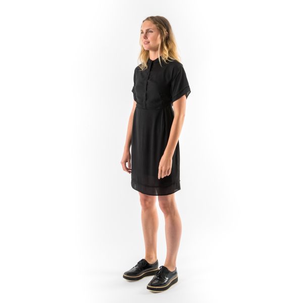 Kim Sassen Clothing George Dress Black Front Side