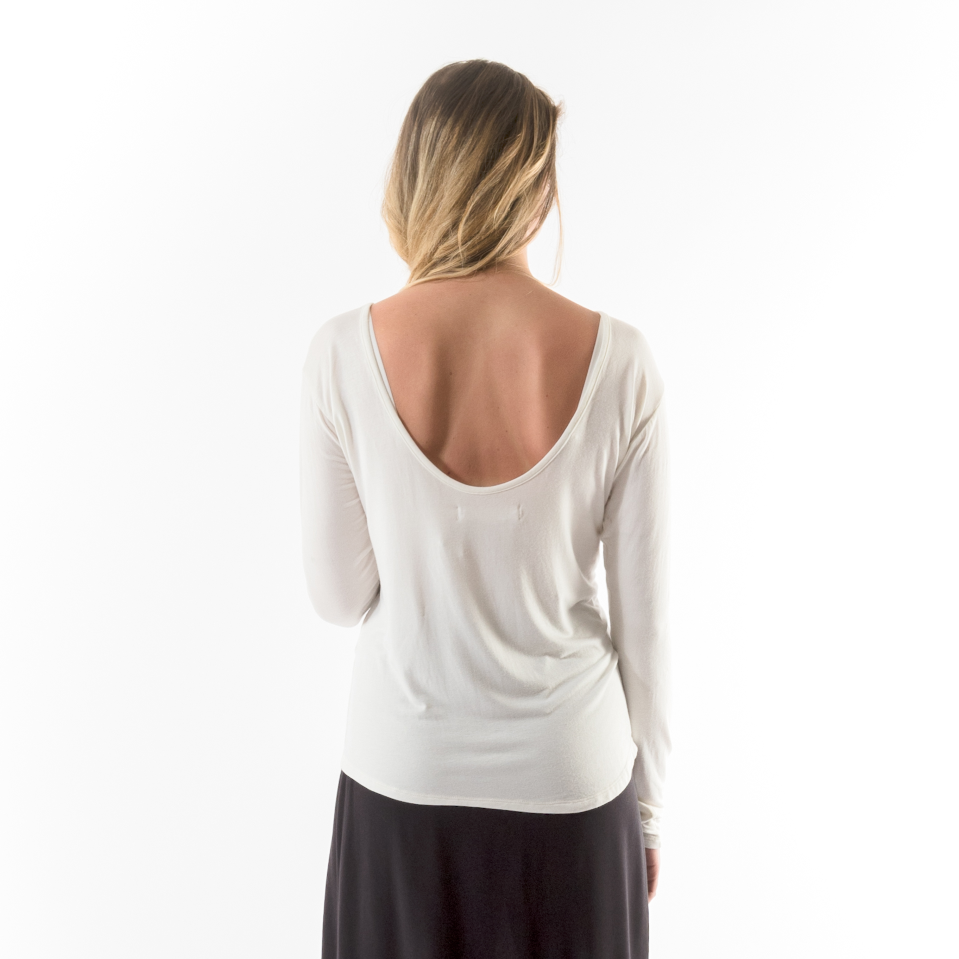 Long Sleeve Back to Front T-Shirt - Image 4