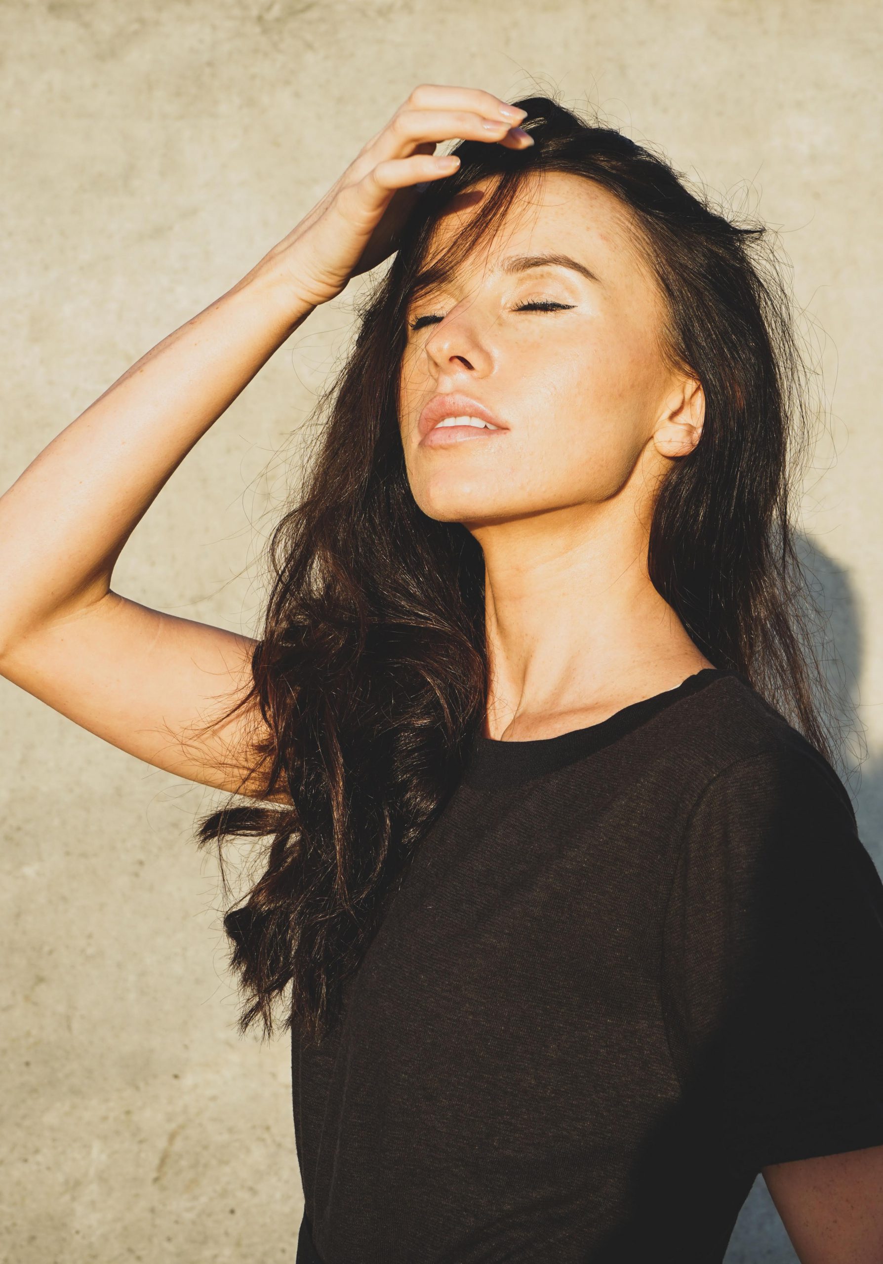 Kim Sassen Clothing Hemp T-Shirt Black Front