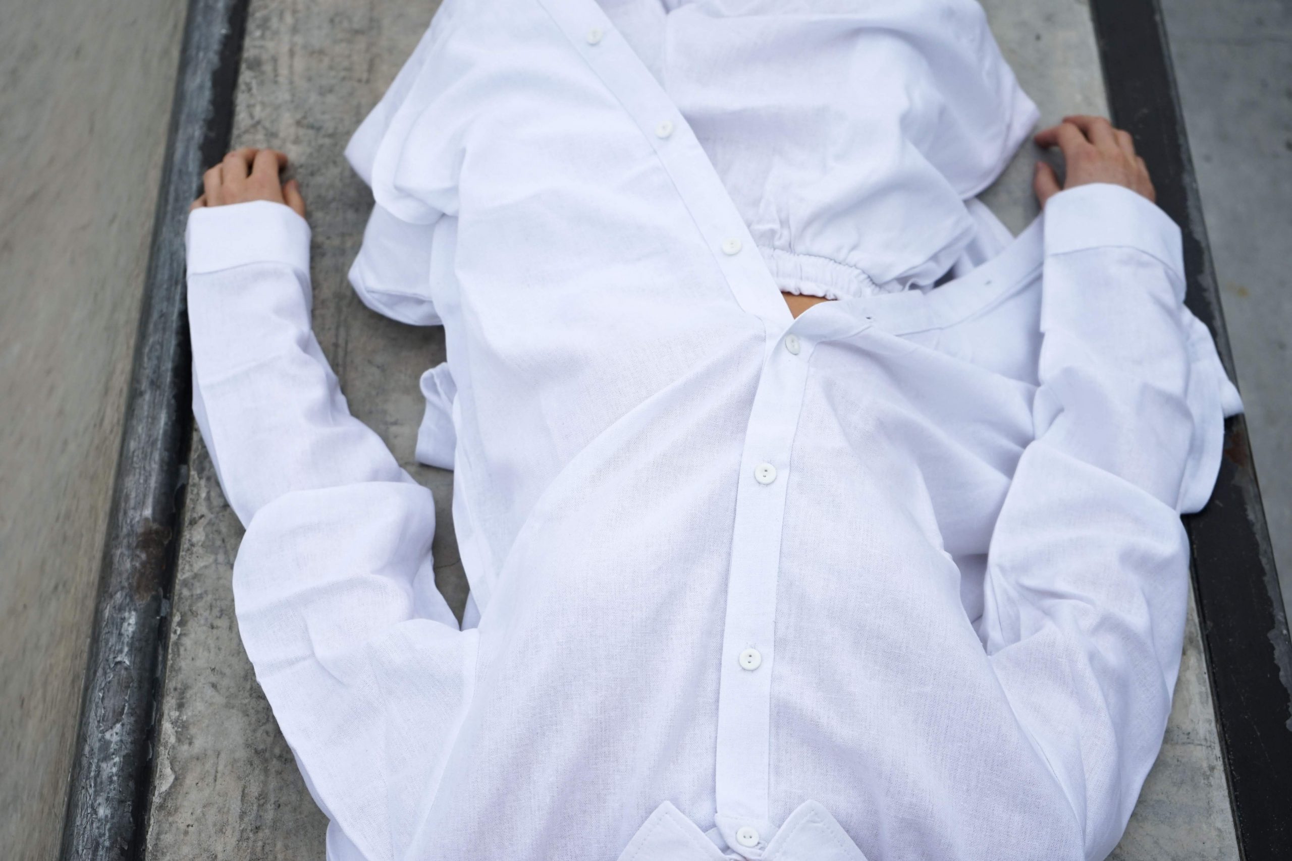 Kim Sassen Clothing Shirt White Front