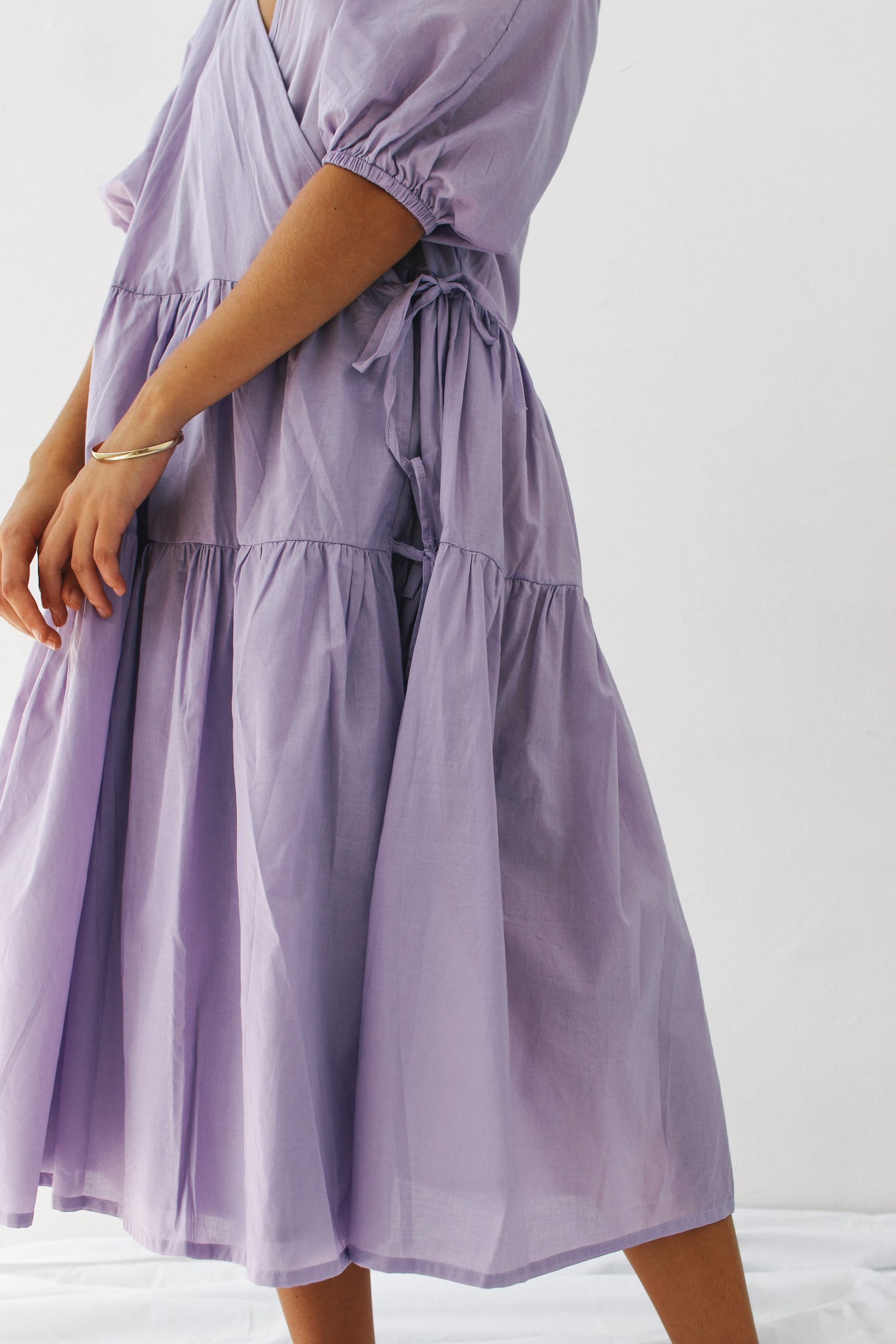 Voile Wrap Dress - Image 4