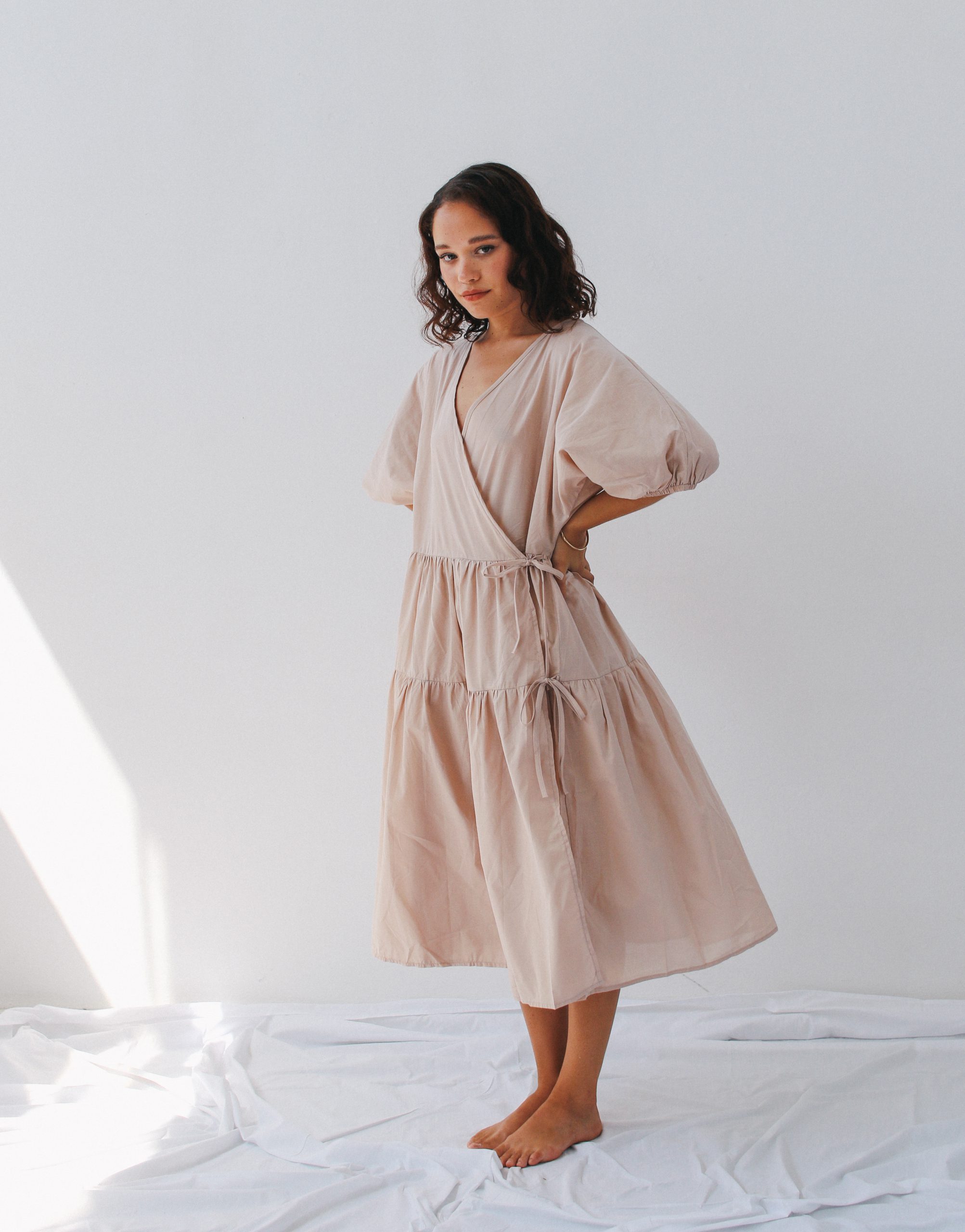 Voile Wrap Dress