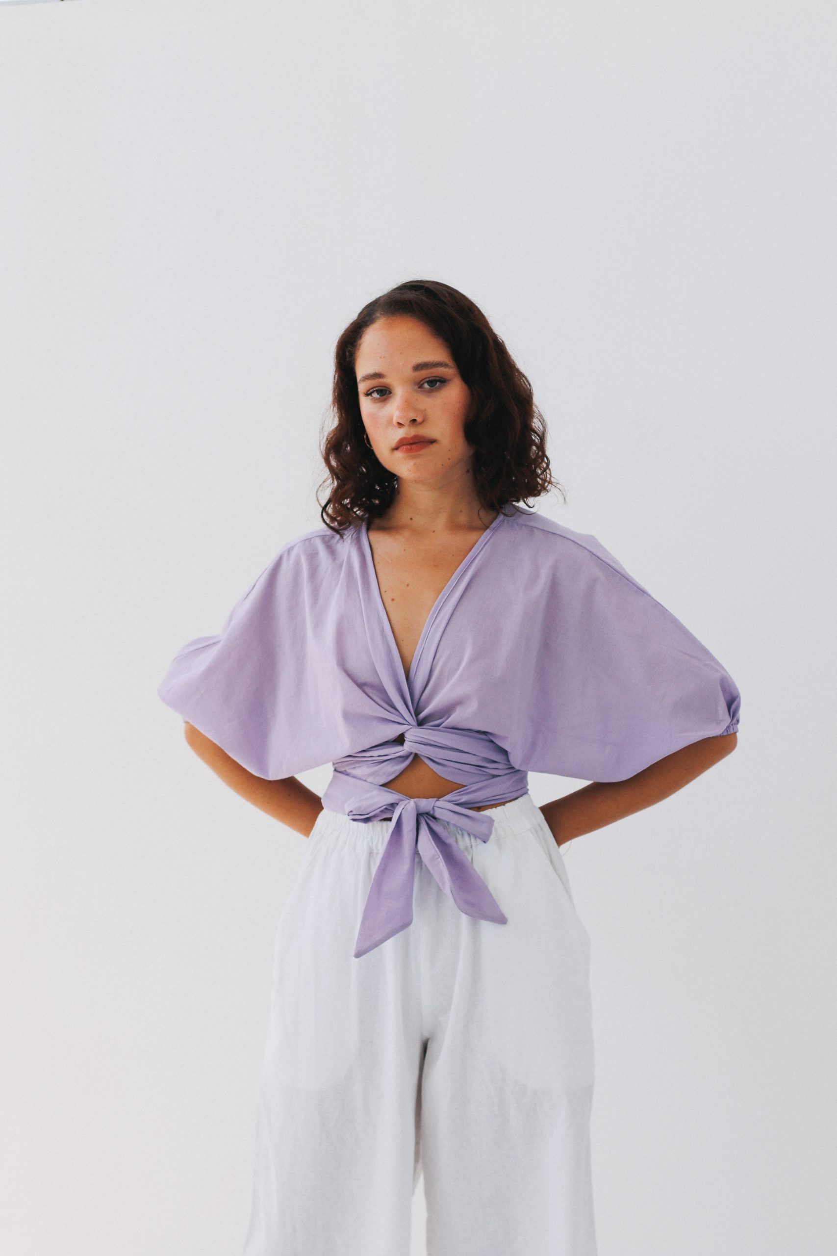 Voile Wrap Top - Image 9