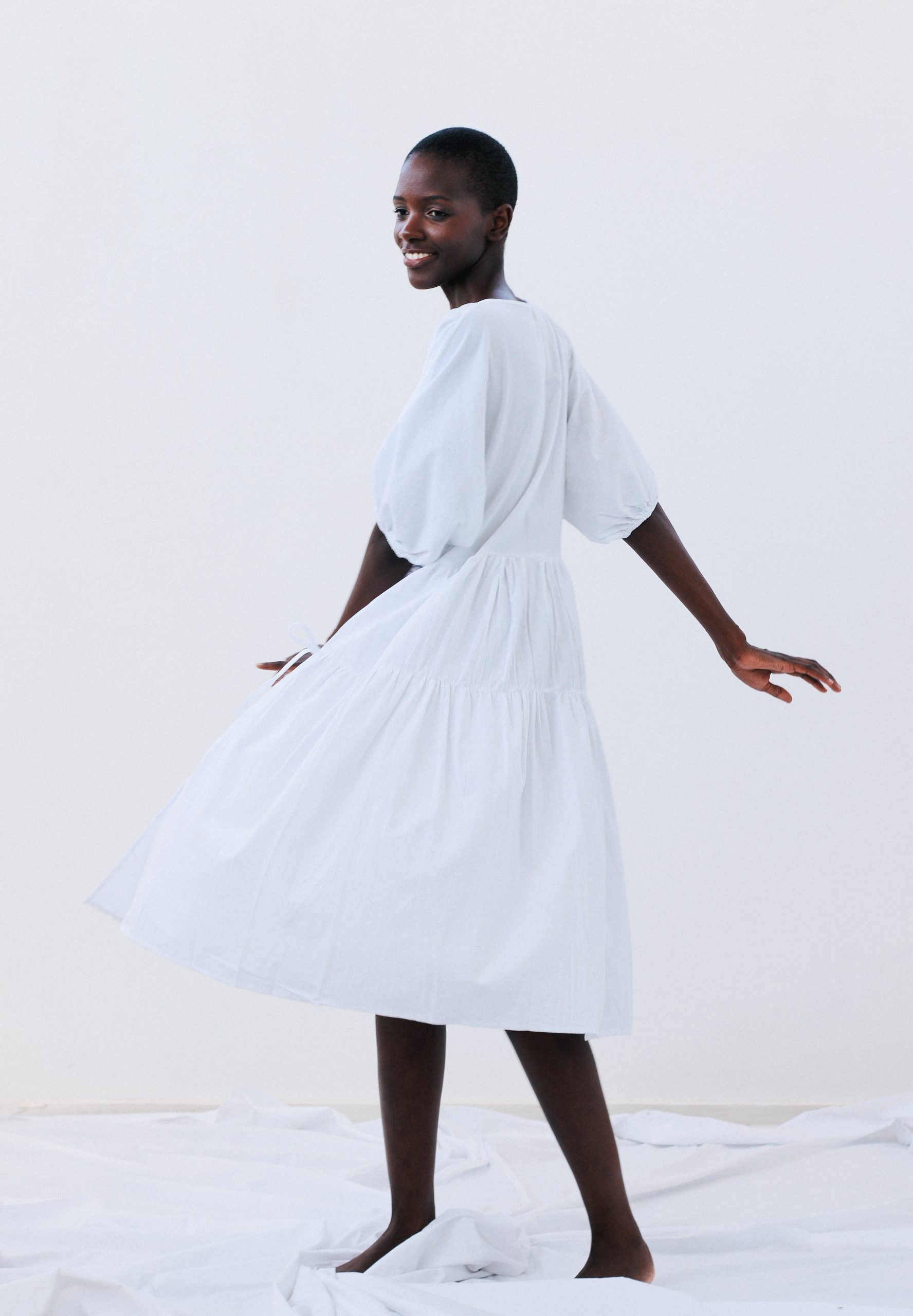 Voile Wrap Dress - Image 6