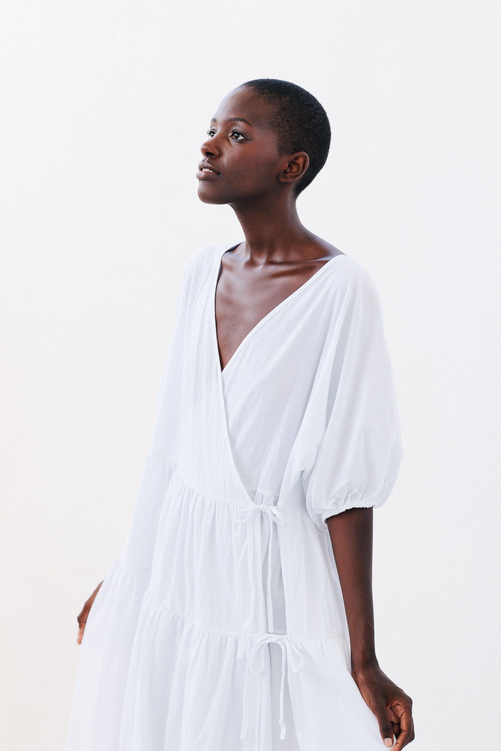 Voile Wrap Dress - Image 7